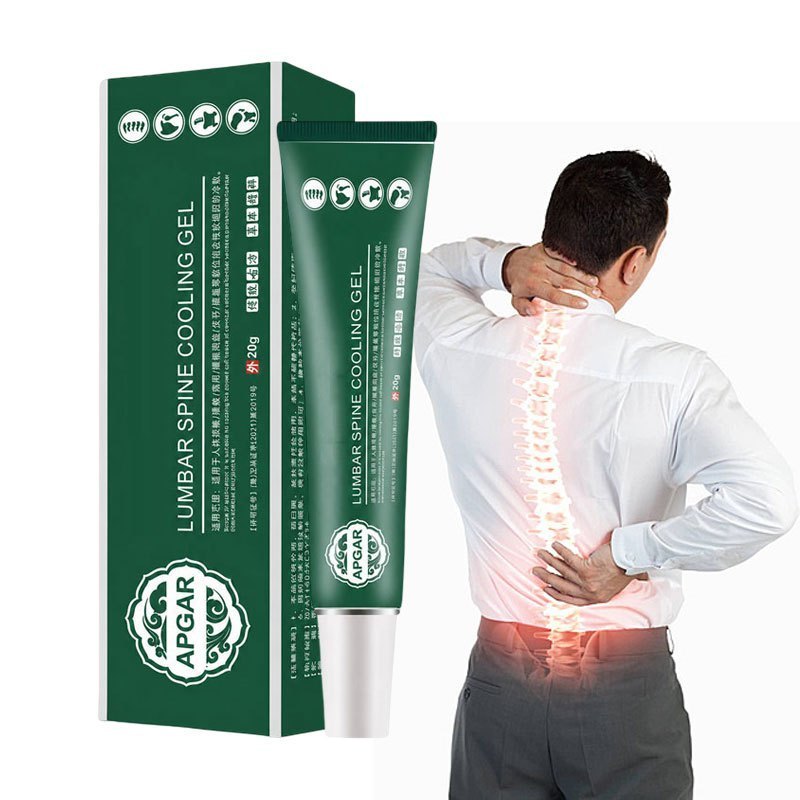 APGAR Spine Cooling Gel Pereda Nyeri Tulang Cream Lumbar Cold Compress - minn