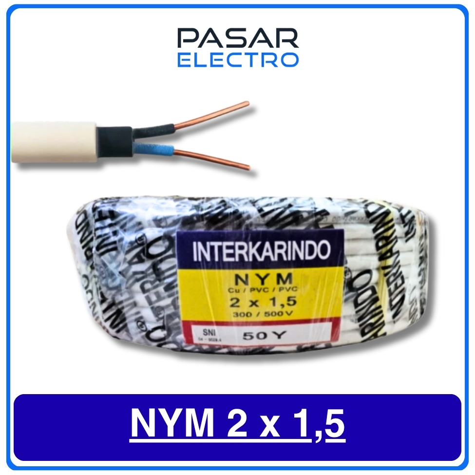 Kabel Listrik Kawat NYM 2 x 1.5 SNI