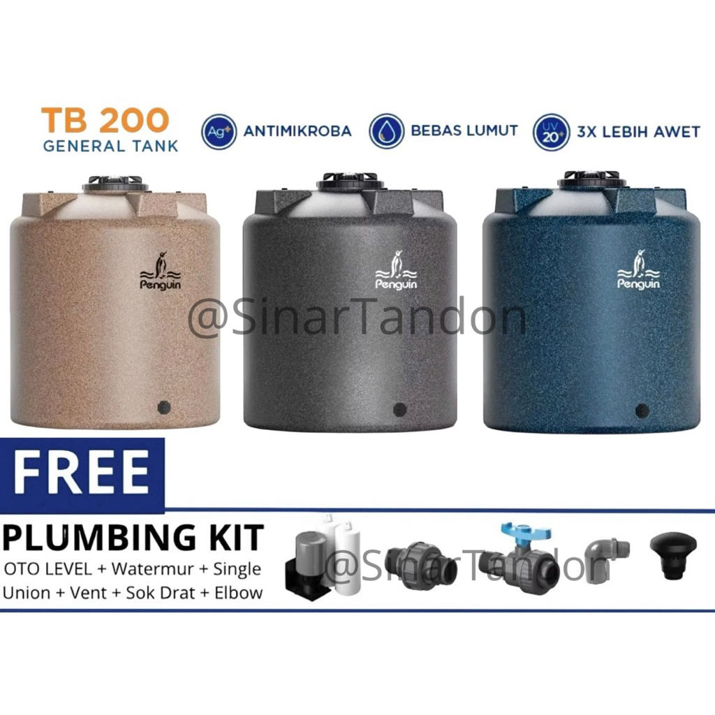 Tangki air / Tandon air / Tangki penguin 2000 Liter  - TB 200 Penguin