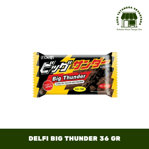 Delfi Big Thunder Chocolate Cookie Bar 36 gr
