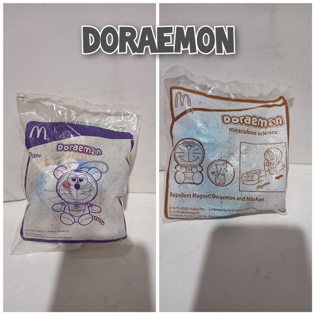 mainan McD McDonalds happy meal toys doraemon