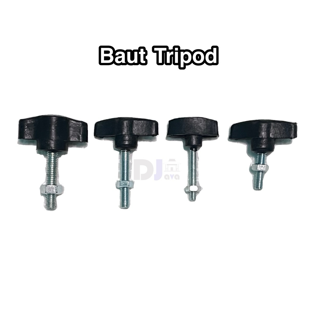 Baut Tripod Monopod m4-m6 pengunci tripod light stand tiang kamera