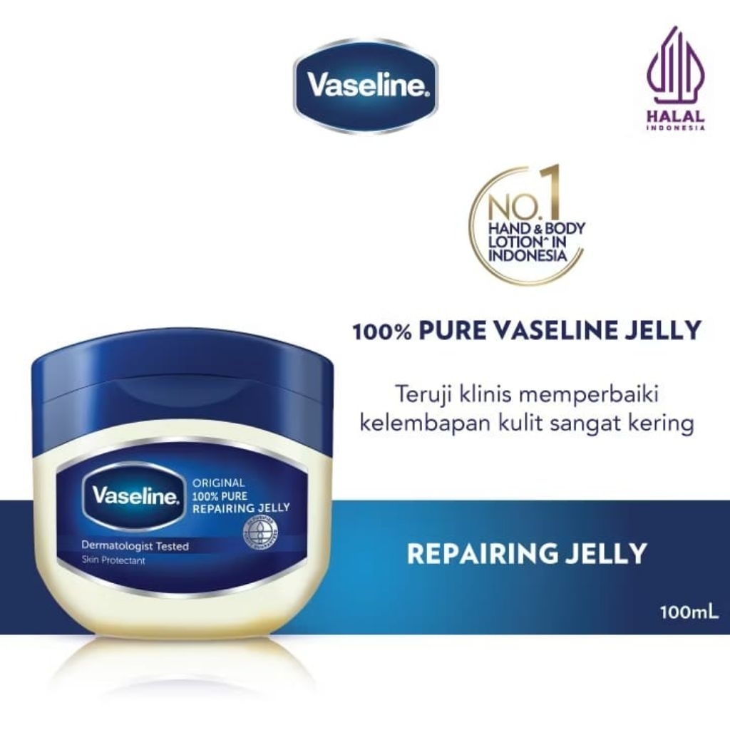 Vaseline Petroleum Jelly Original 100 MI (jumbo size)