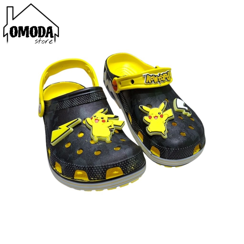 [ POKEMON PIKACHU ] / SANDAL POKEMON PIKACHU / SANDAL ANAK & DEWASA