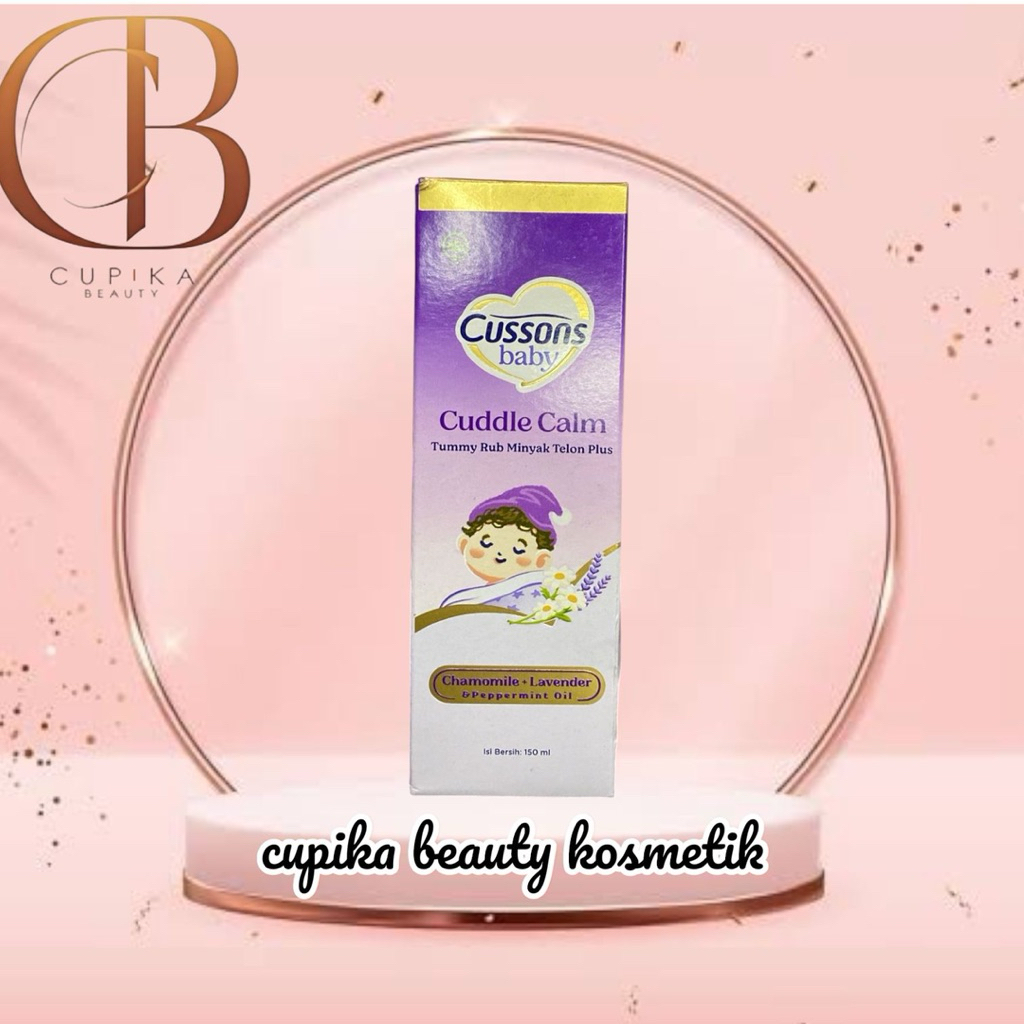 pa,pz}[150 ml telon cuddle] CUSSONS BABY tummy rub minyak telon plus 150 ml calm relaxing