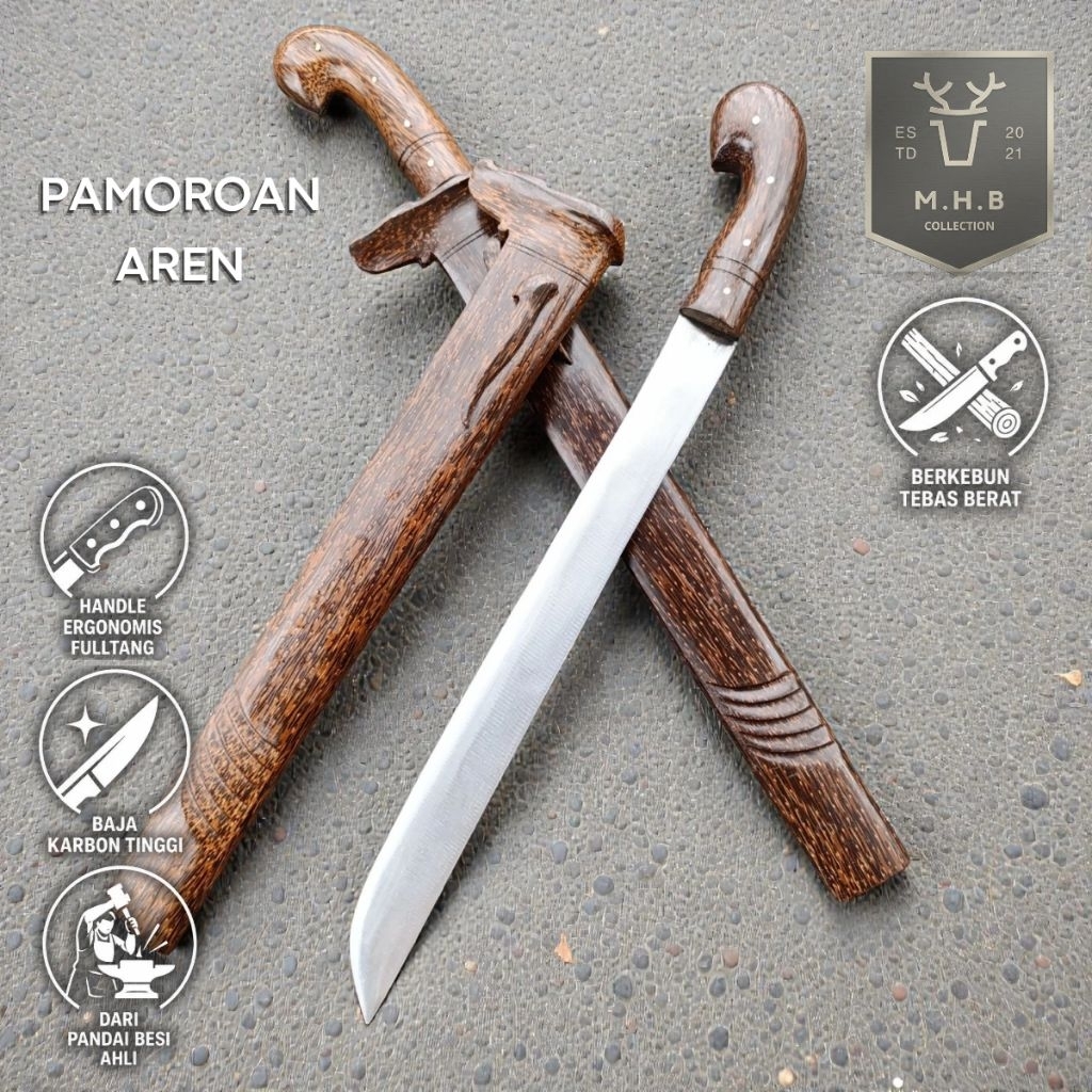 MHB | Golteb Pamoroan Berkebun - Golok Pamoroan Pb 40cm