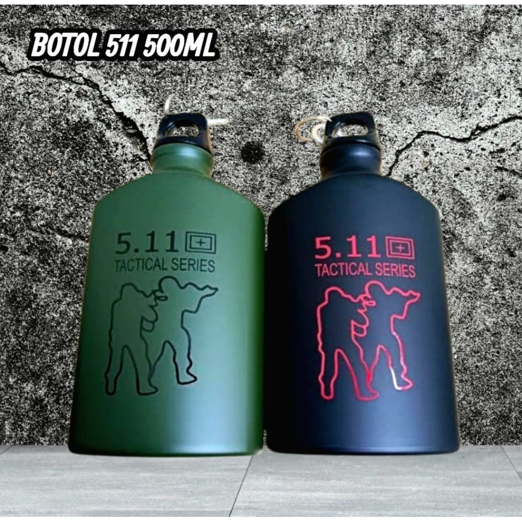 BOTOL MINUM TACTICAL 5.1.1 PEPLES 5.1.1 KAPASITAS 500 mL