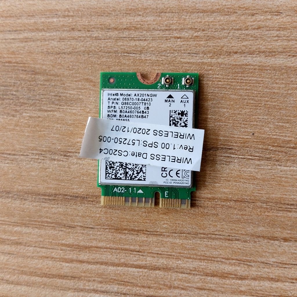 wifi card laptop hp 17 by3005tu
