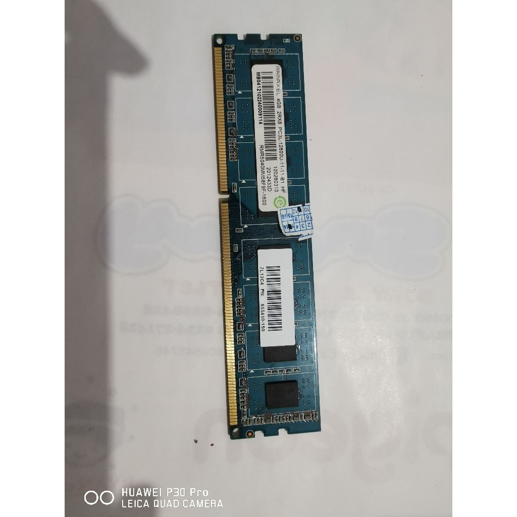RAM 4GB DDR3L 12800RAM PC DDR3L 4Gb merk Ramaxel