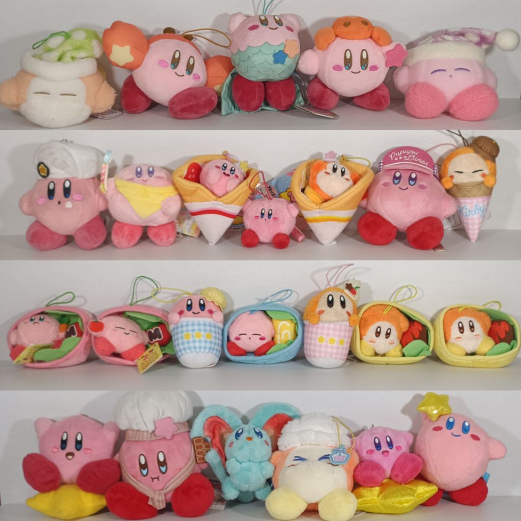 Kirby Plush Kirby Doll Boneka Kirby Ganci Charm Kirby