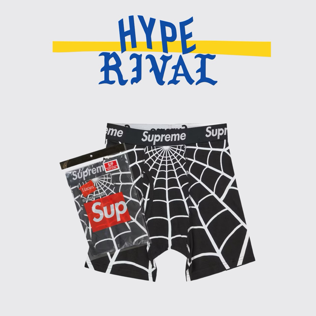 Supreme Boxer x Spiderman Black (100% Original)