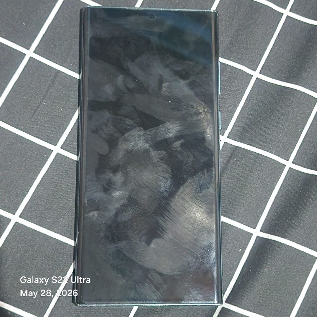 lcd test samsung s22ultra minus garis banyak