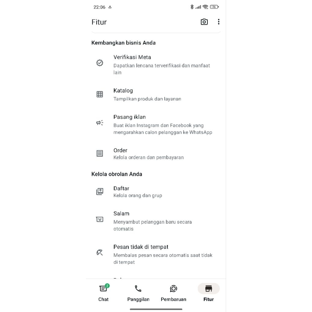 jasa verifikasi whatsapp centang biru
