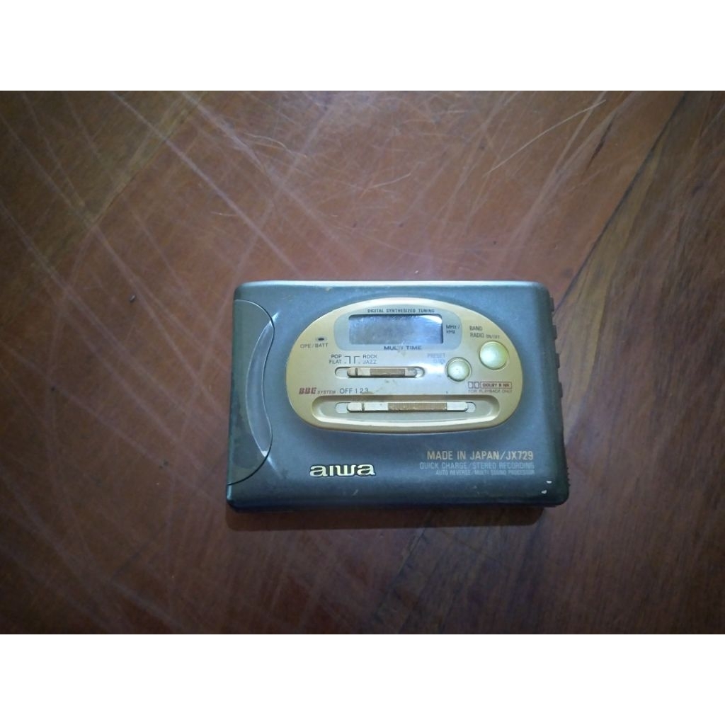 Walkman aiwa jx-729 (line flagshipnya aiwa)