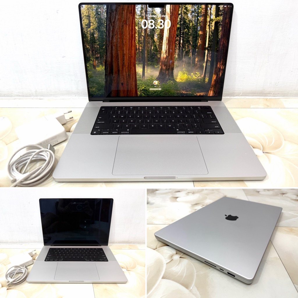 Macbook Apple M4 PRO 16 Inch Silver RAM 24GB/SSD 512GB Original Second/Bekas