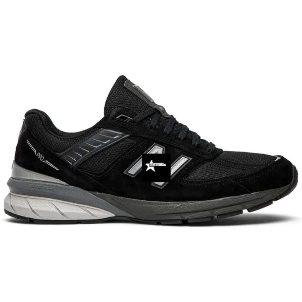 Sepatu NB 990v5 Black Silver