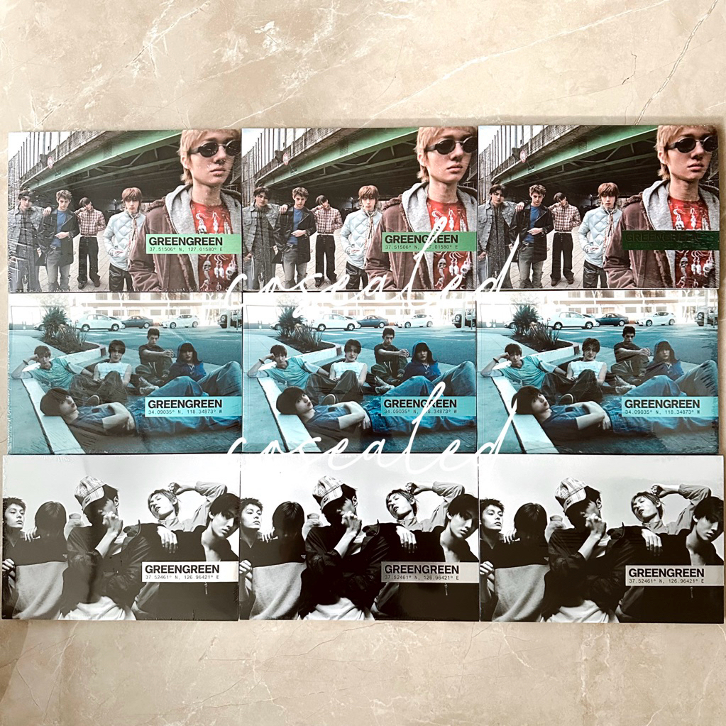 [ready stock] cortis - ‘greengreen’ photobook ver album sealed murah
