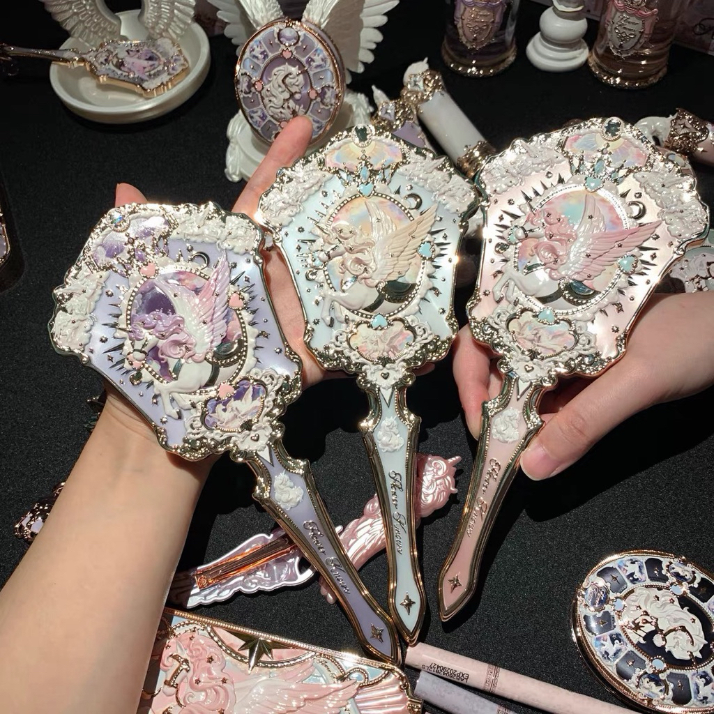 Flower Knows Knight Unicorn Collection handmirror