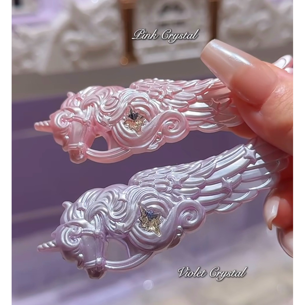 Flower Knows Knight Unicorn Collection Hair clip