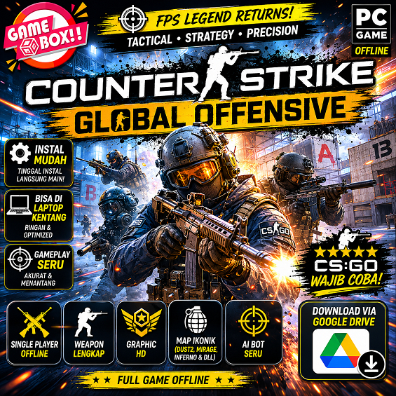 COUNTER STRIKE GLOBAL OFFENSIVE FULL GAME | 2012 - GAME PC