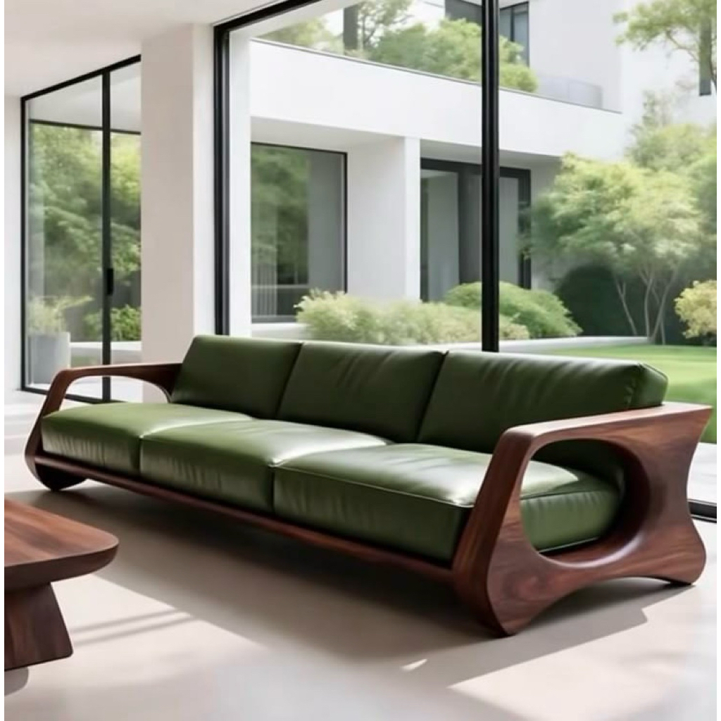 sofa 3 seater kayu trembesi solid berkualitas kayu pilihan