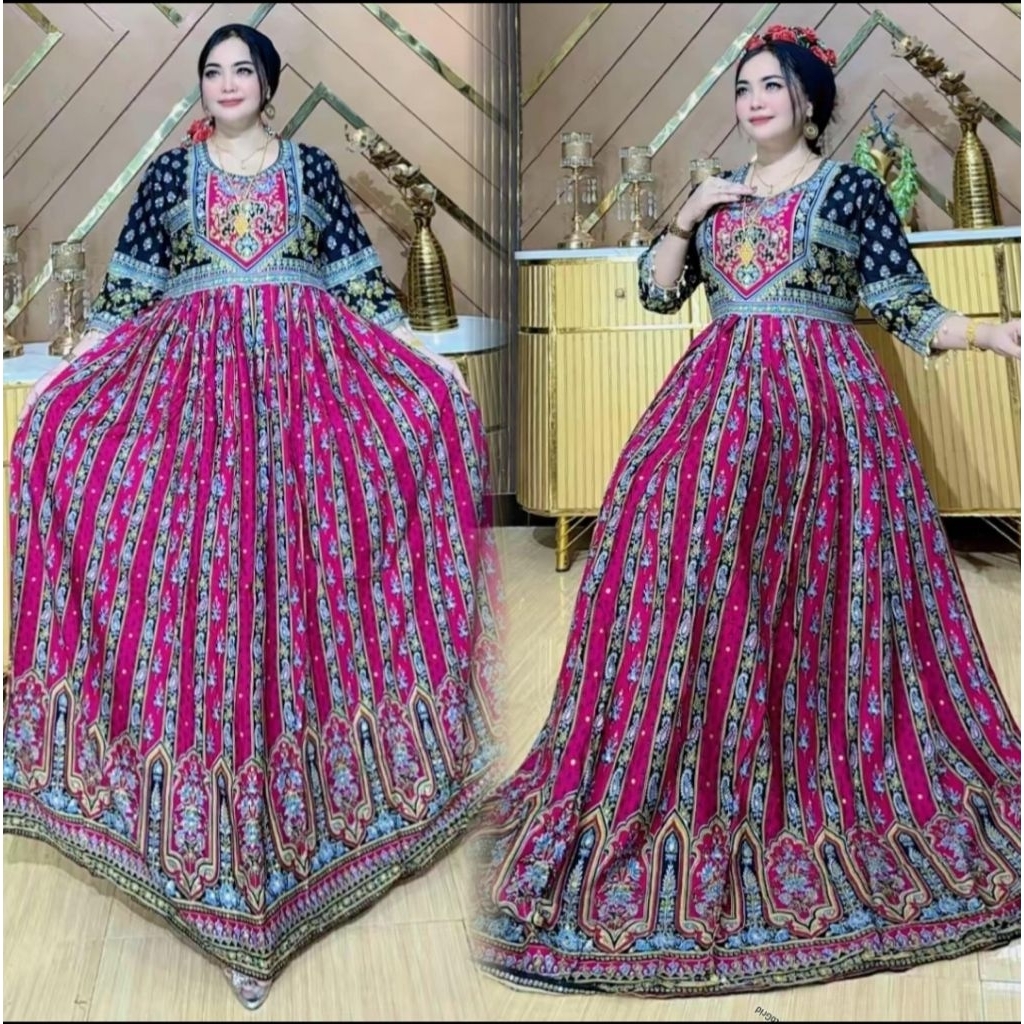 Gamis Hindi manis manja#Ter baru