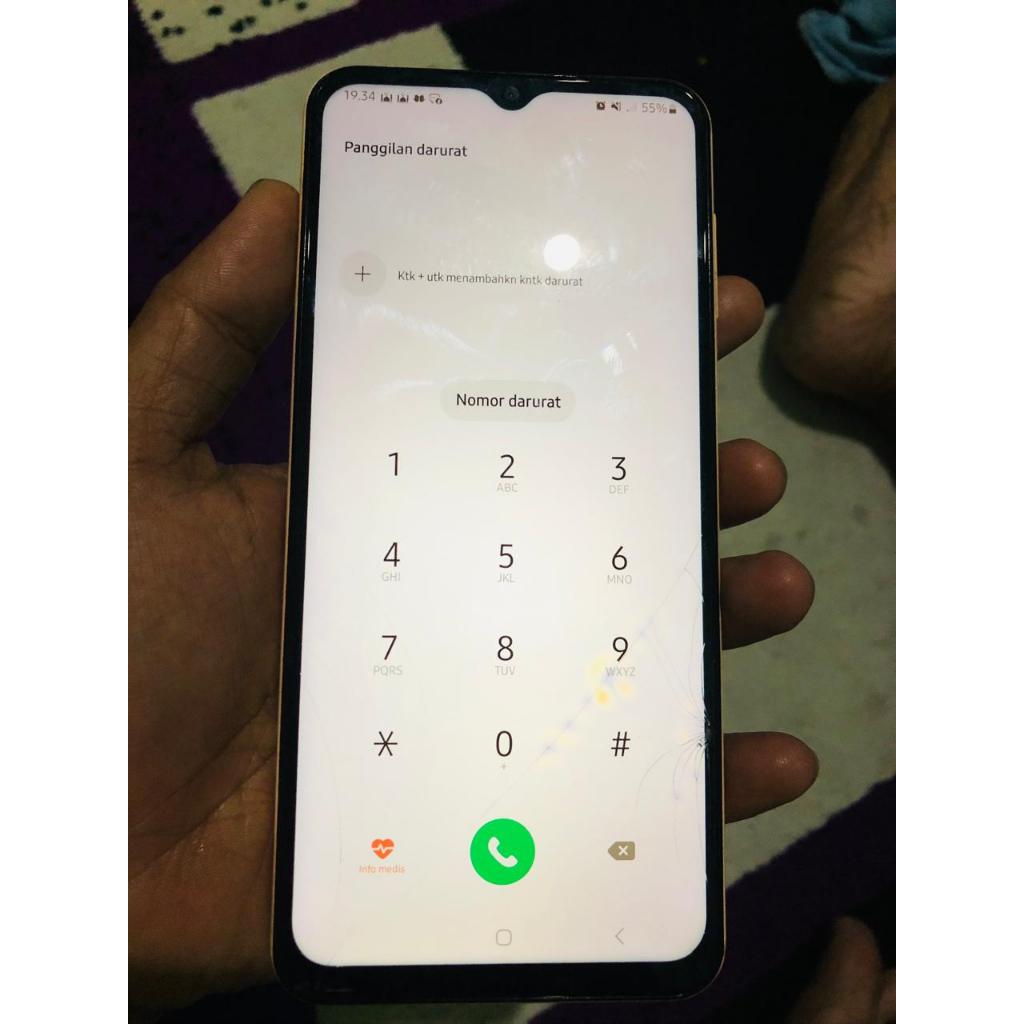LCD Samsung A23 Original Copotan