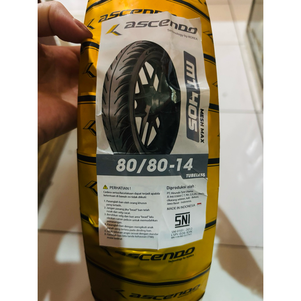 Ban luar ascendo mesh max mt 405 original