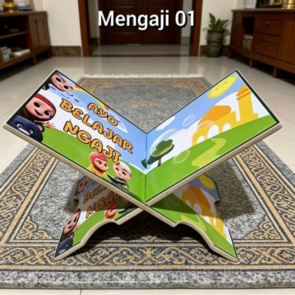 REHAL AL QURAN KARAKTER MEJA BELAJAR anak AYO MENGAJI