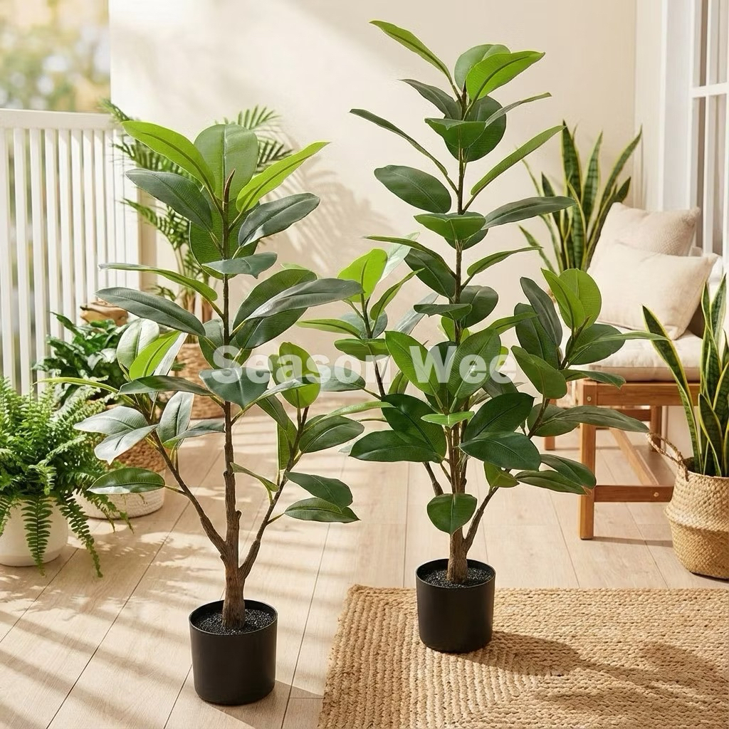 pohon Ketapang artificial 110cm / Kebi Ketapang biola plastik