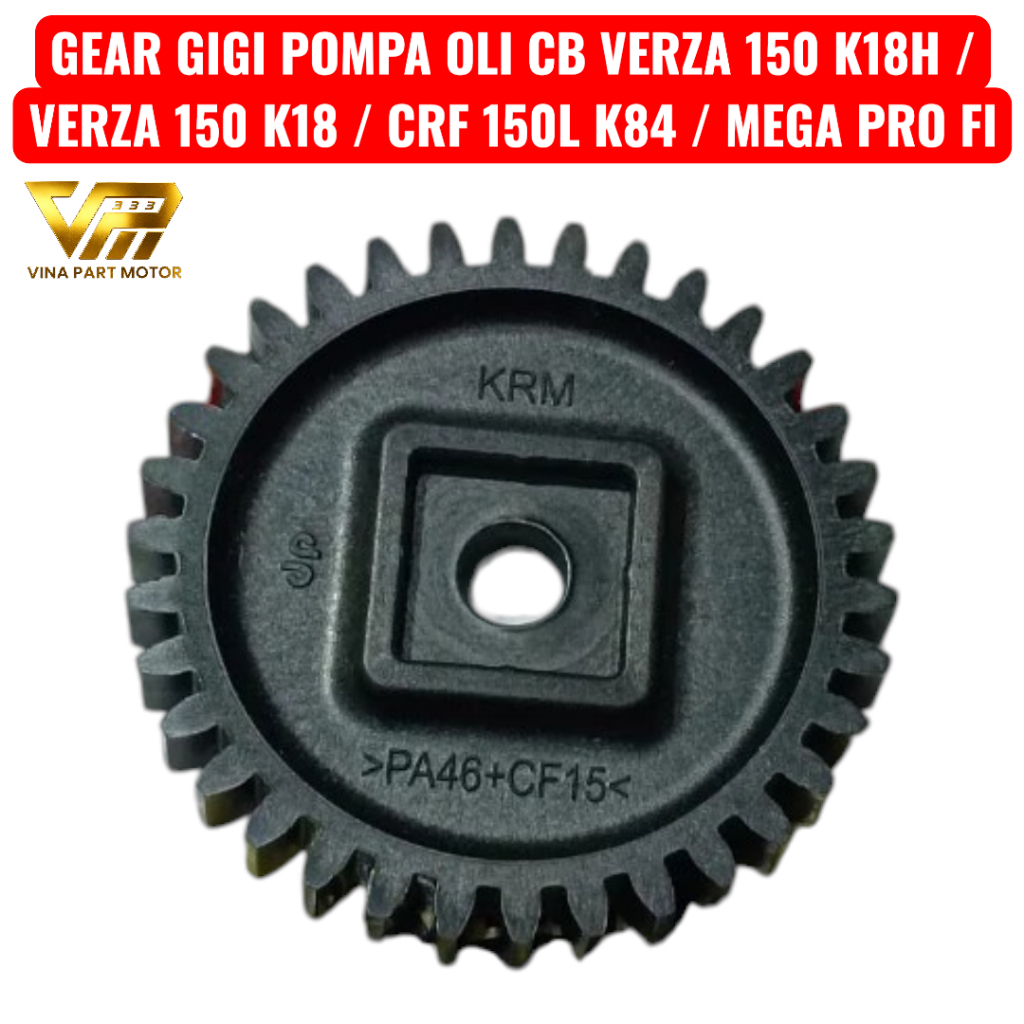 gigi pompa oli gear comp oil pump verza crf 150 mega pro fi KRM