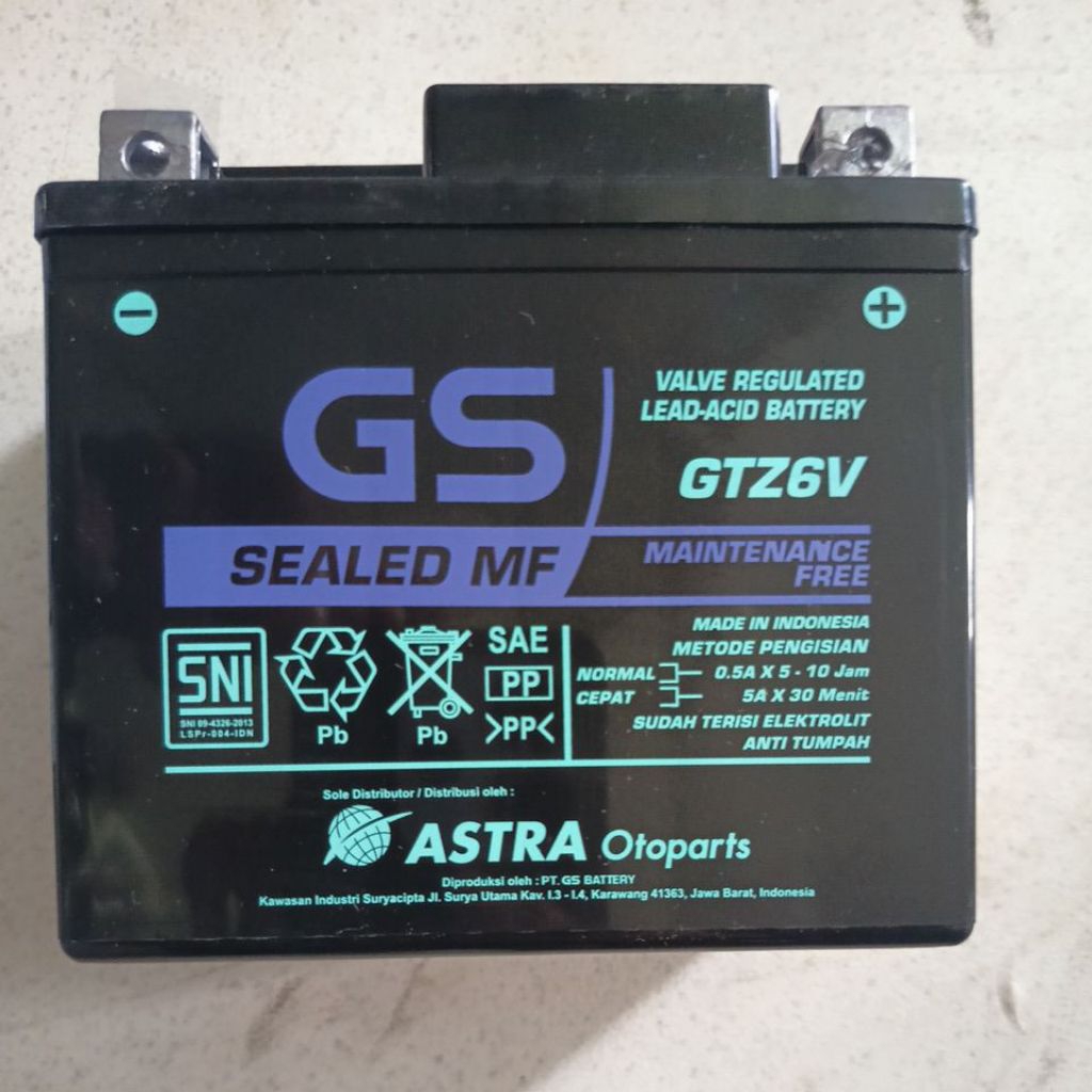 AKI GS ASTRA GTZ6V ORIGINAL