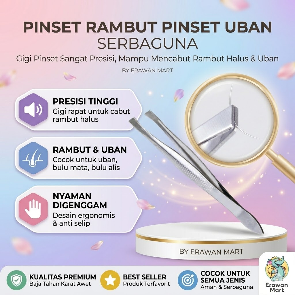 PINSET STAINLESS UBAN PINSET MURAH POLOS DAN MOTIF