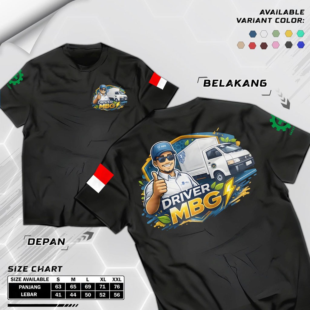 DRIVER MBG - KAOS GUNUNG - COMBED 40S - TIPIS ADEM - KAOS WANITA - KAOS PRIA - KAOS TRUK - KAOS DRIV