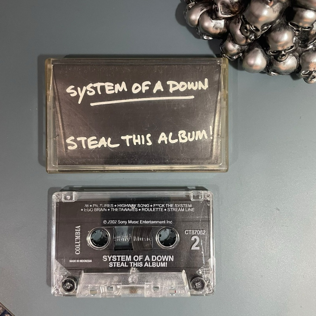 Kaset Pita Rock Metal-System Of A Down-Steal This Album-Second