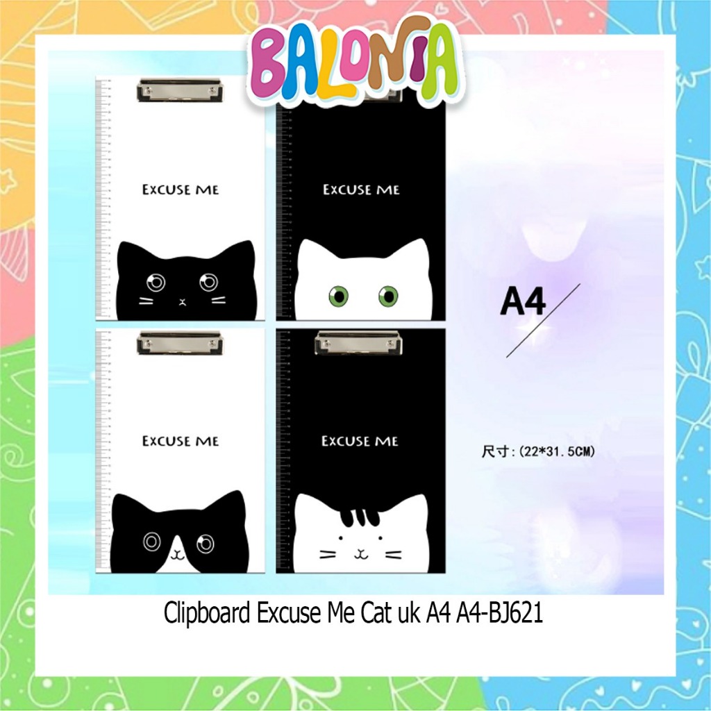 (1Pcs) Clipboard UK A4, papan jalan, papan klip ujian, papan ujian, papan dada, clipboard plastik