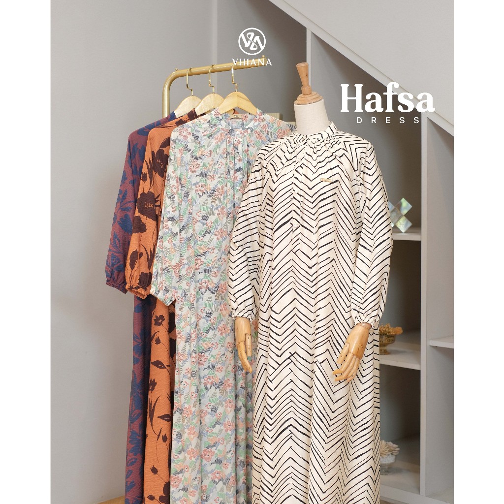 [VHIANA] Hafsa Dress By Vhiana / Dress ternyaman