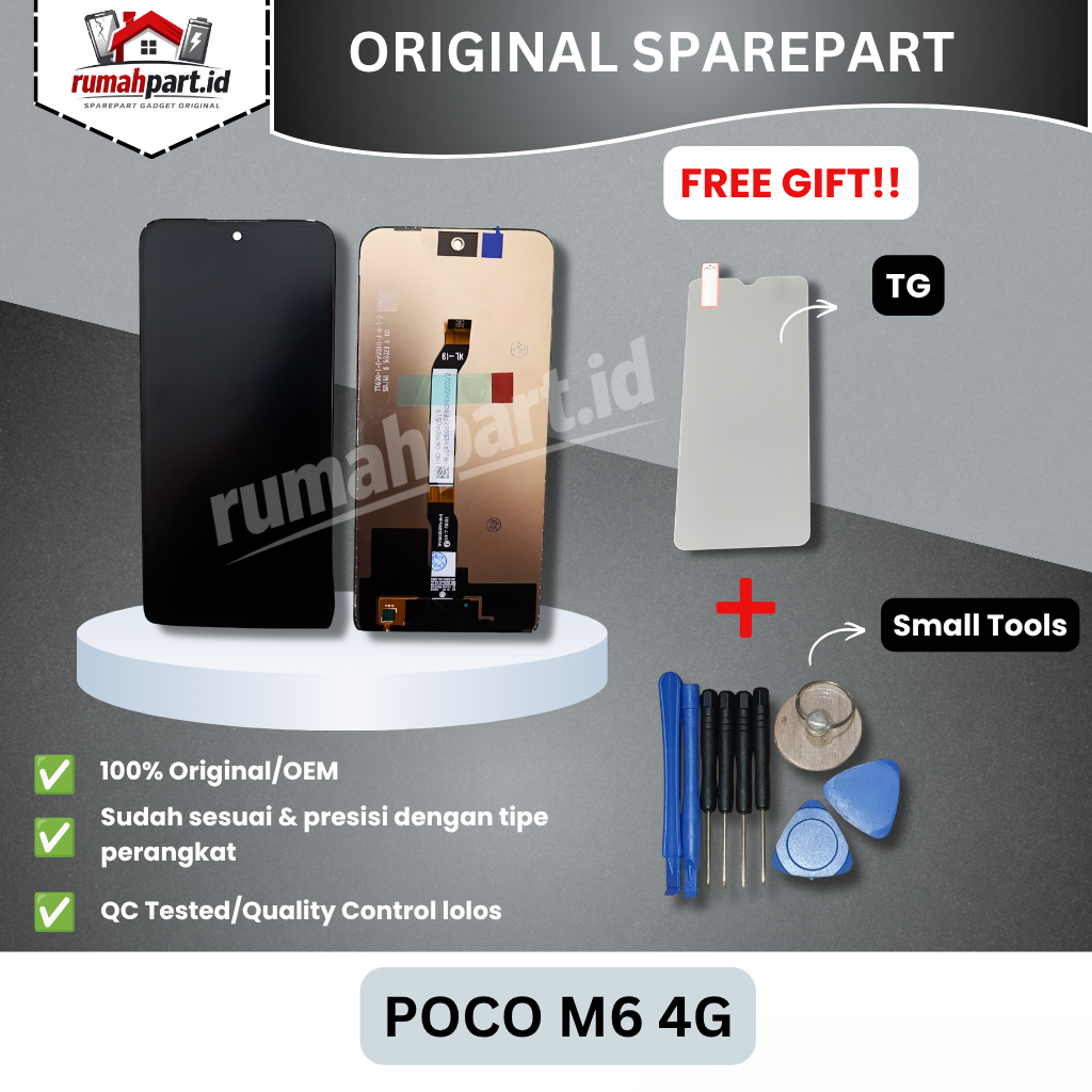 LCD + FRAME POCO M6 PRO / POCO M6 PRO 4G ORIGINAL