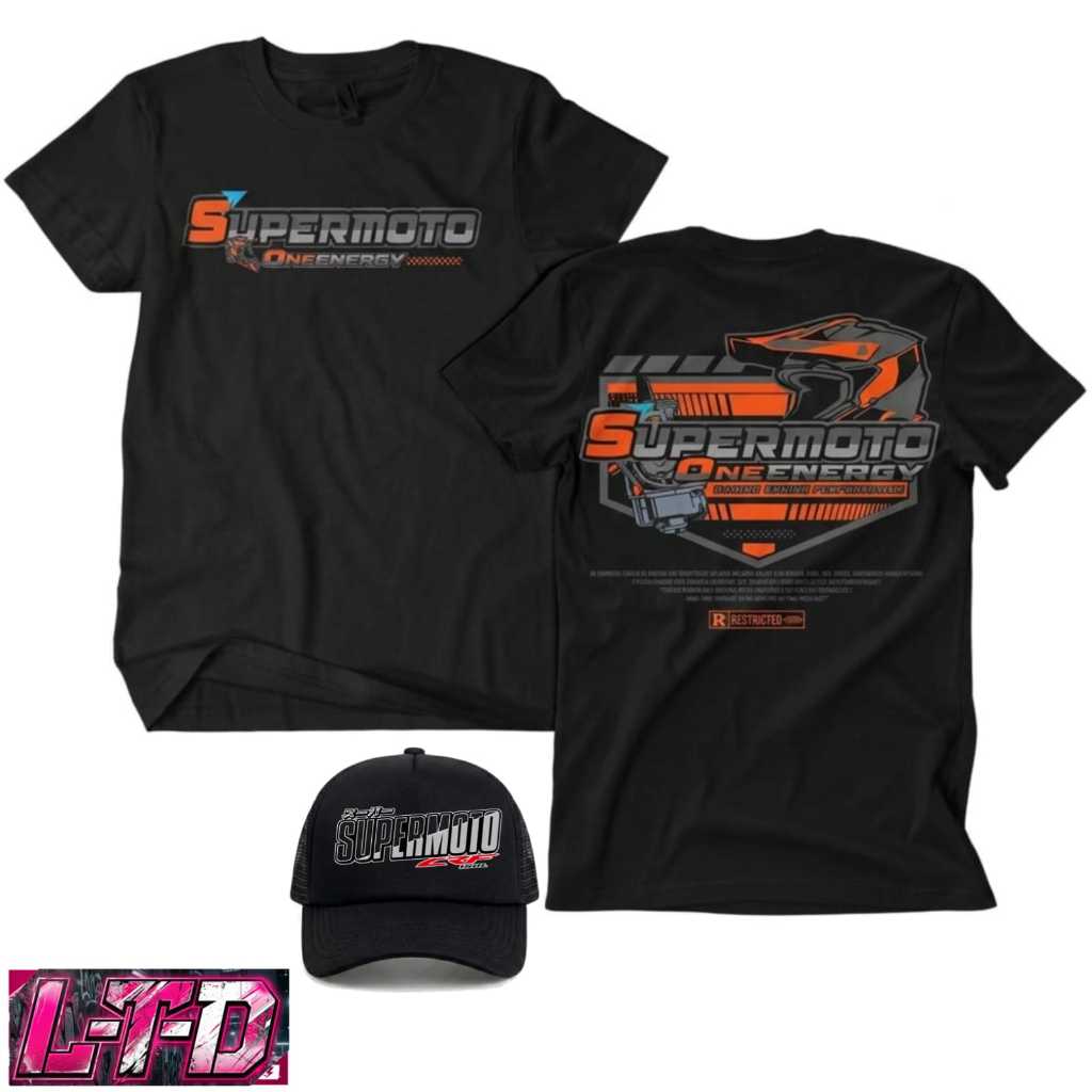 KAOS SUPERMOTO ENERGY  BAJU RACING MOTOR TRAIL CRF KLX KEREN TERBARU TSHIRT KAOS SUPERMOTOMOTOR CROS