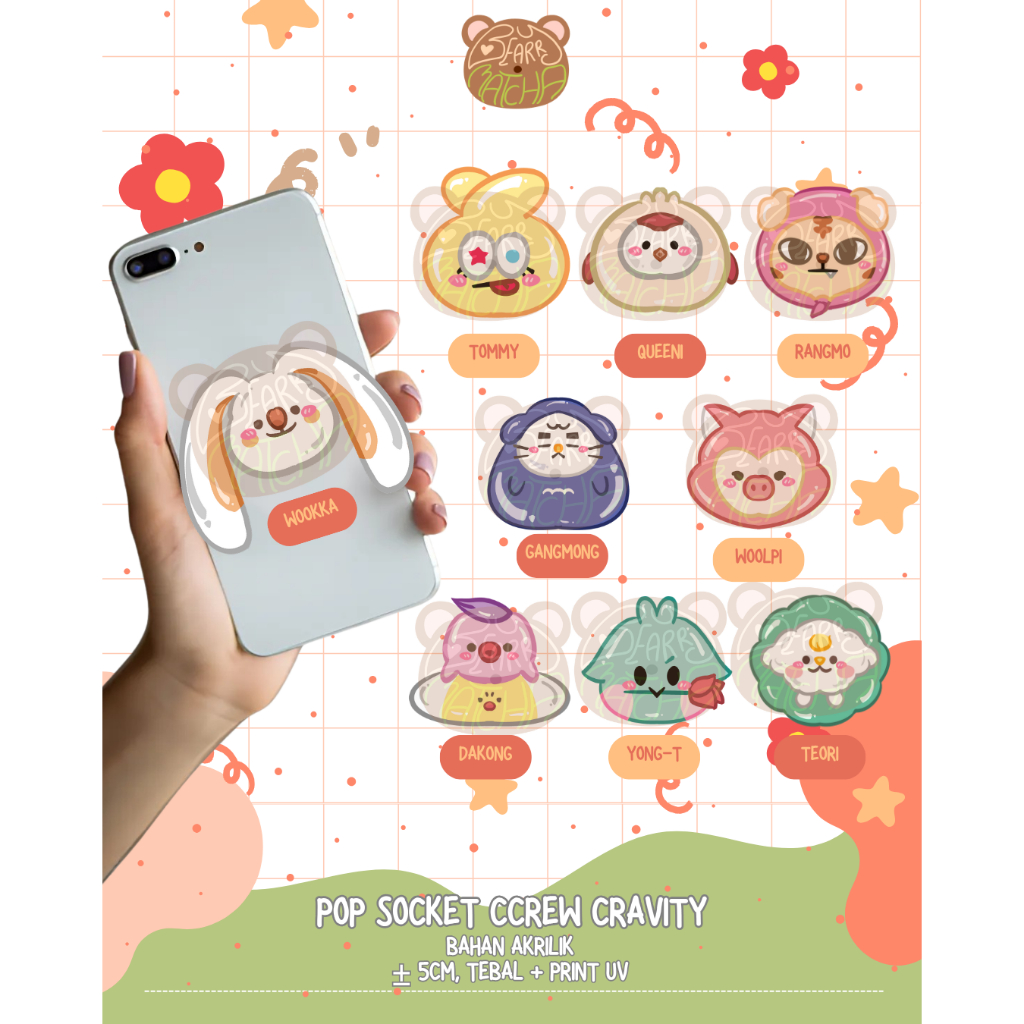 [READY STOCK] POP SOCKET CCREW CRAVITY