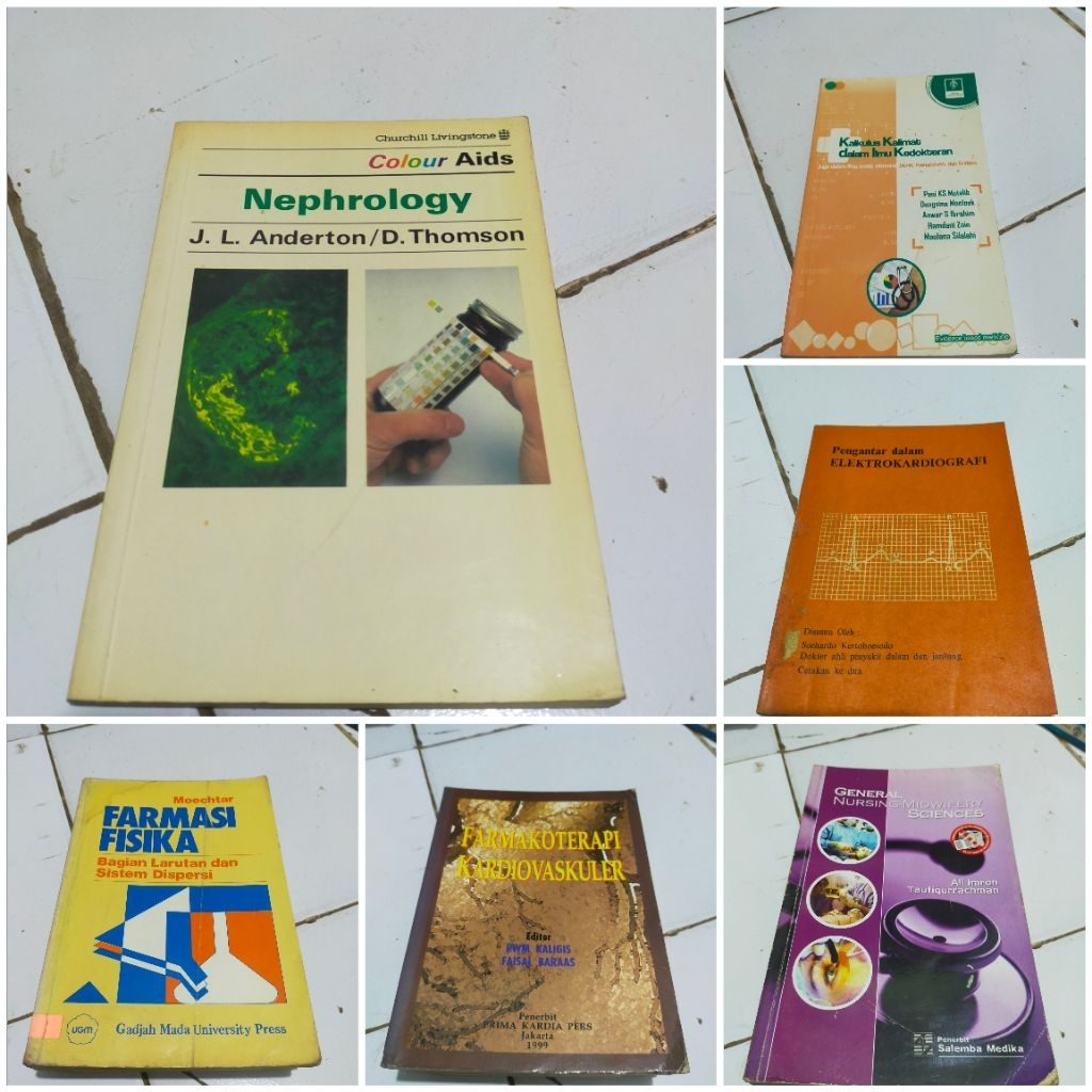 General nursing midwifery sciences / Pengantar dalam elektrokardiografi / Farmasi fisika bagian laru