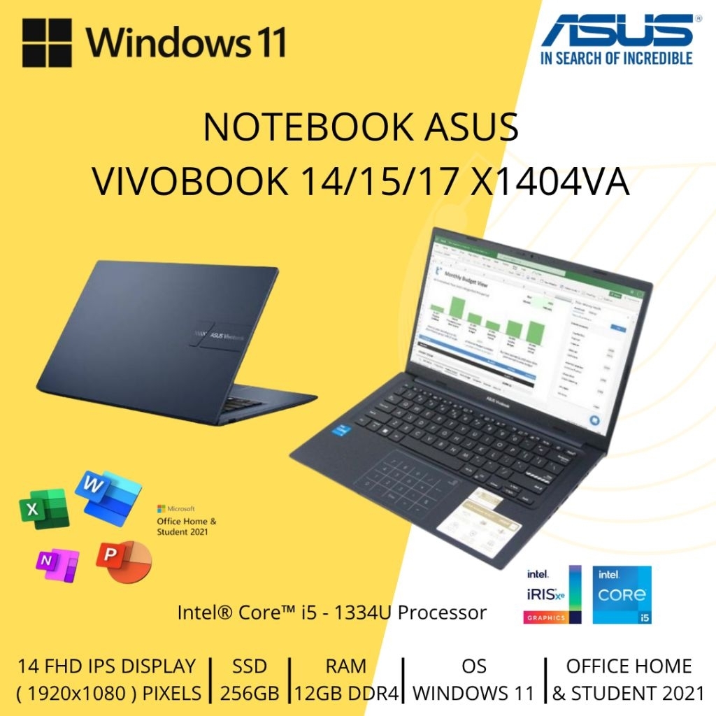 ASUS VIVOBOOK 14/15/17 X1404VA