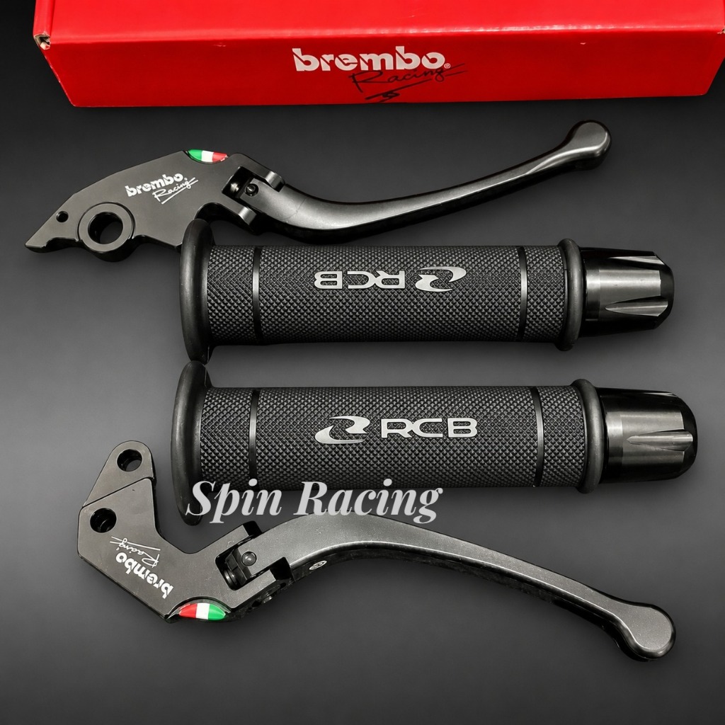 Paket 3in1 Handle Rem Lipat + Handgrip RCB HG55 + jalu stang CNC / Stylo 160 CBS Vario 160 CBS Vario