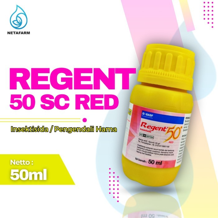 Pestisida Insektisida Fipronil BASF REGENT 50 SC RED - 50ml