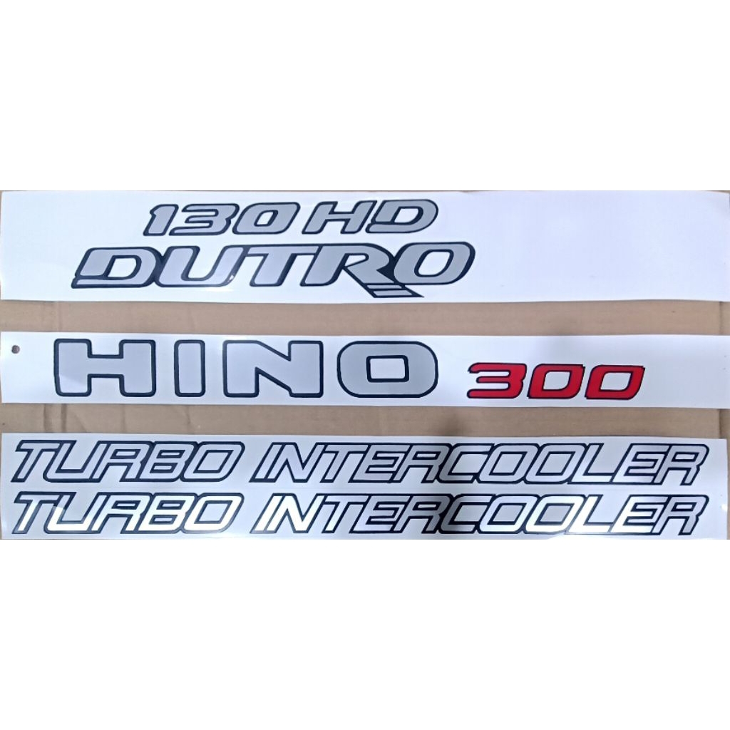 stiker mobil Truk Hino Dutro 130 HD