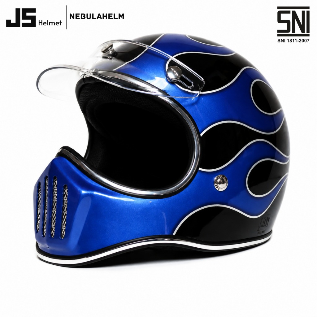 HELM JS CAKIL API VINTAGE SNI/HELM RETRO/HELM VINTAGE/CAKIL KEREN/HELM PRIA/HELM WANITA/HELM VIRAL