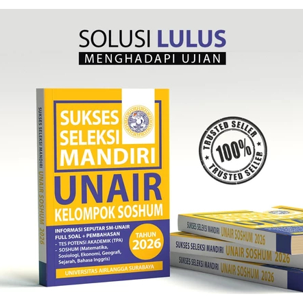 Buku Seleksi Mandiri UNAIR Soshum 2026 - SMUA UNAIR Soshum 2026 - Media Eduka