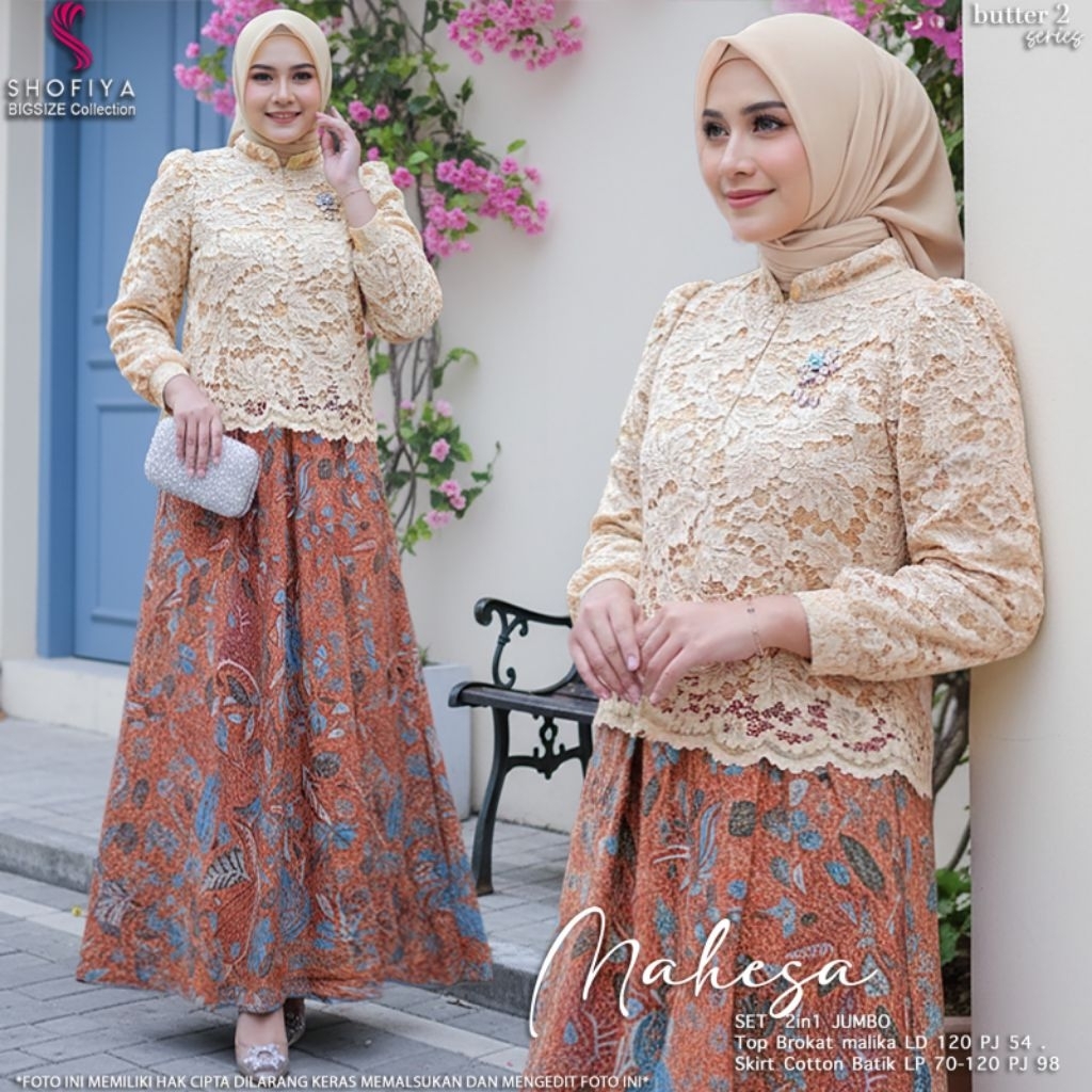 MAHESA BY SHOFIYA DRESS BY SHOFIYA HIJAB