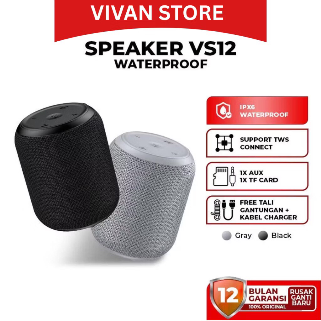 Speaker Bluetooth Vivan VS12