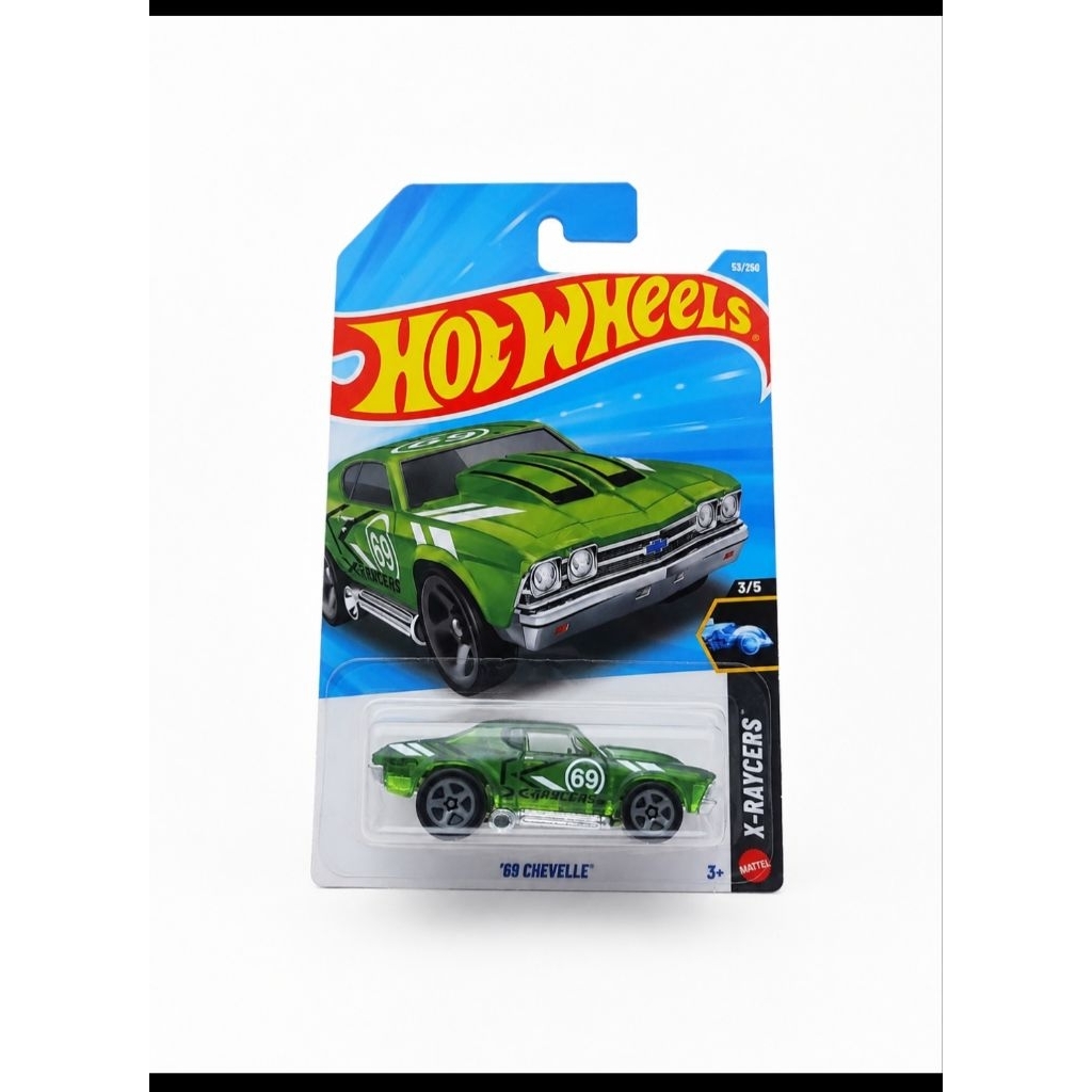 Hotwheels 69 Chevelle Hijau